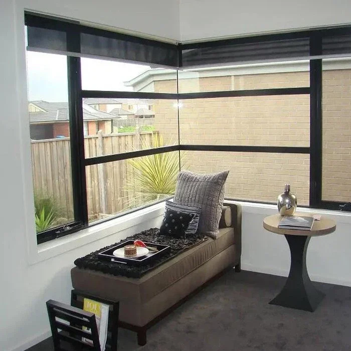 Aluminium Corner Windows actual product