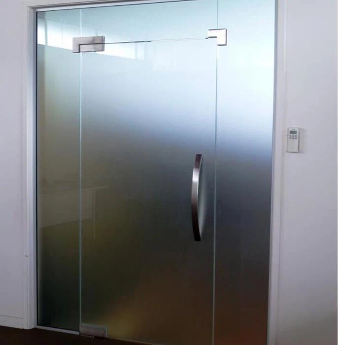 Floor Spring Glass Door actual product